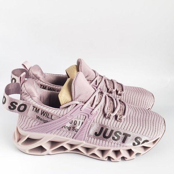 Soso Womens Running Sneakers Purple 